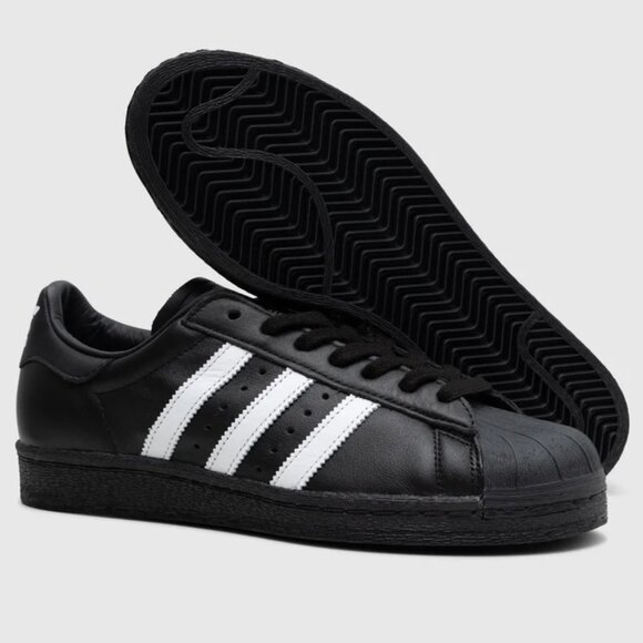 Adidas Superstar II Black & White Unisex Sneakers - Mens Size 10 NEW (JI3538) - Picture 14 of 14